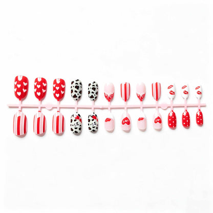 Herz-Themen Nagelkunst Set
