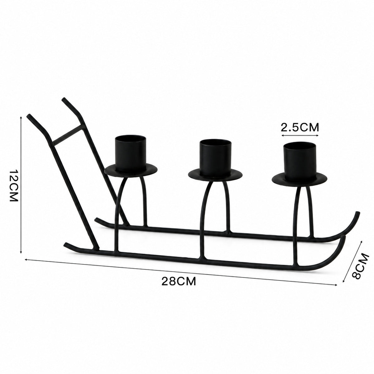 Eleganter dekorativer Kerzenhalter