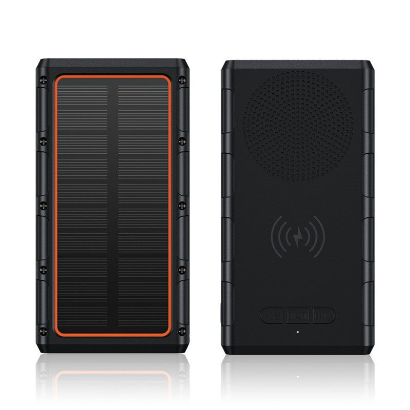 Solar Powerbank mit Kabelloser Ladefunktion Brehn