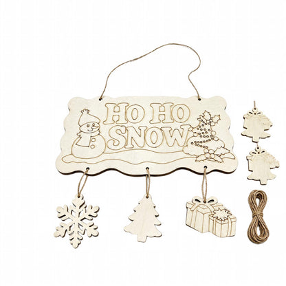 Holz Weihnachtsdeko Schild