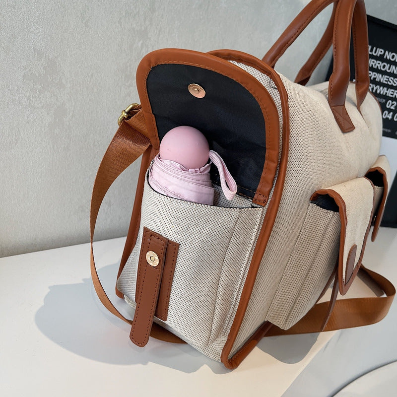 Elegante Freizeit-Duffel-Tasche Mit Mehreren Fächern Brehn