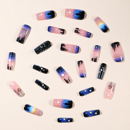 Himmlisches Nail Art Design Brehn