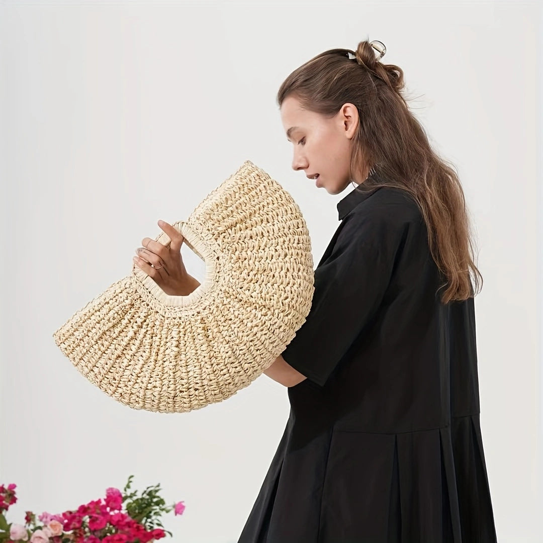 Handgefertigte Makramee Tasche mit Strukturiertem Design Brehn