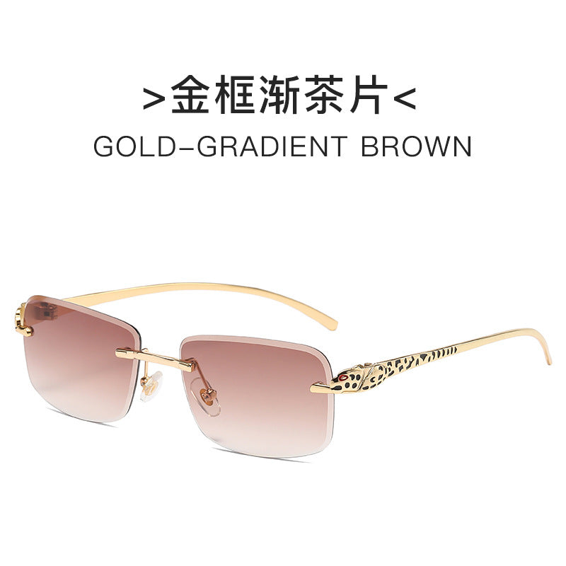 Damen exklusive Designer-Brille mit eleganten Details und hochwertigem Metallrahmen Brehn
