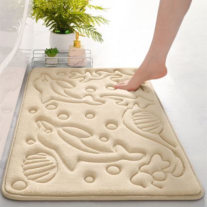 Dekorativer Badteppich mit Delphin-Design Brehn