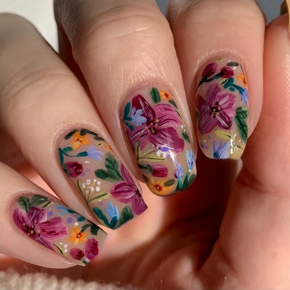 Kunstnägel mit floralen Akzenten Brehn 1788541752