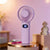 Damen Handventilator mit digitalem Temperaturdisplay Brehn