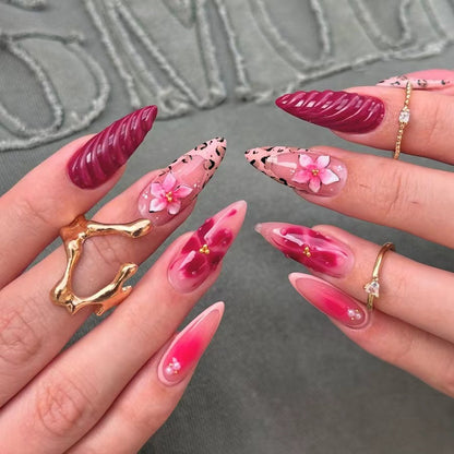 Floral Artistry Press-On Nail Set Brehn