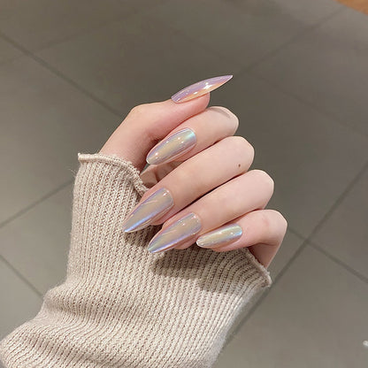 Thematische Nagelkunst Press-On Nägel mit süßen Charakter- und Schleifendesigns Brehn
