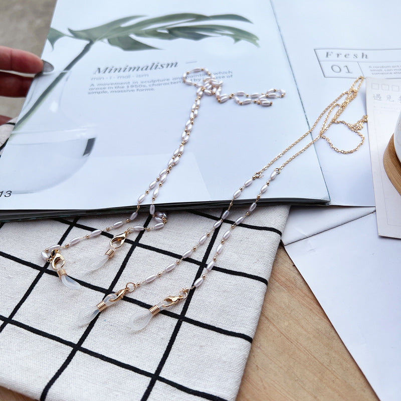 Elegante perlenverlinkte Brillen Kette Brehn 1786692183