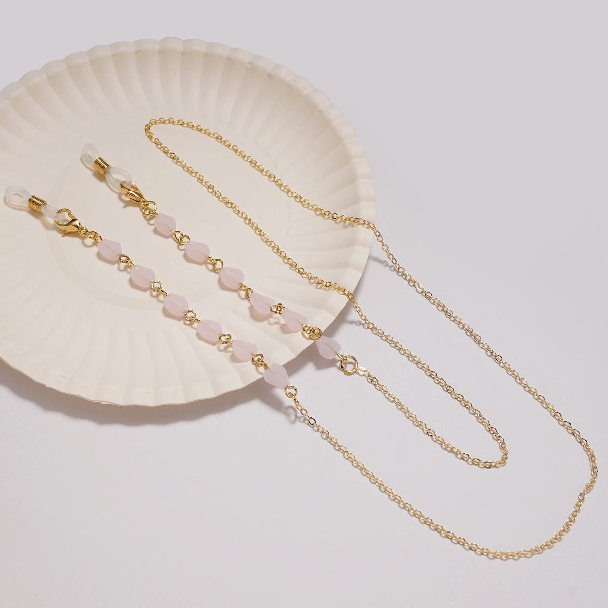 Elegante Perlen Brillen Kette Brehn