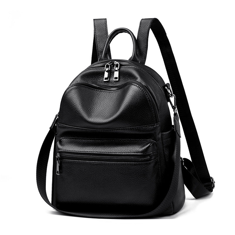 Premium Leder Multi-Taschen Rucksack Brehn