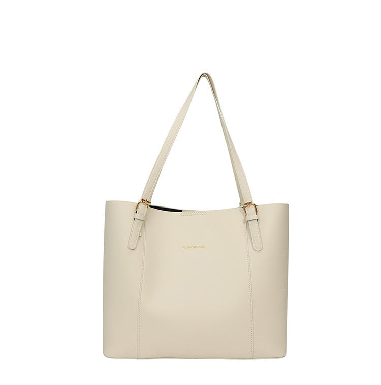 Schlanke minimalistische Leder-Umhängetasche Brehn