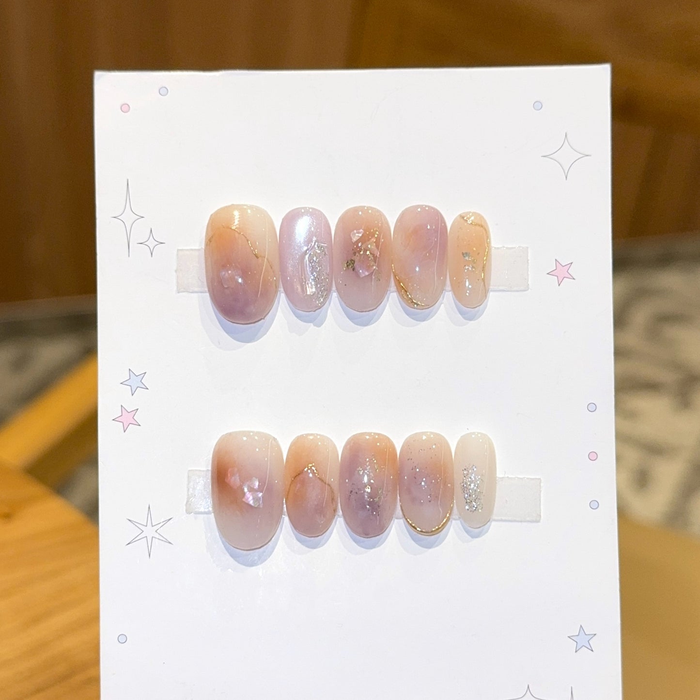 Künstliche Nagelspitzen mit Elegantem Design Brehn