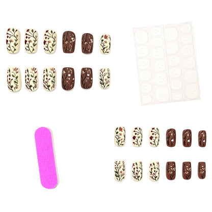 Blumeninspirierte Gel-Nail-Art Brehn