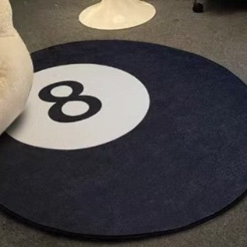 Runder dekorativer Teppich