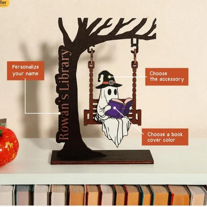 Verspielte Halloween-Geister- und Katzen-Dekoration Brehn