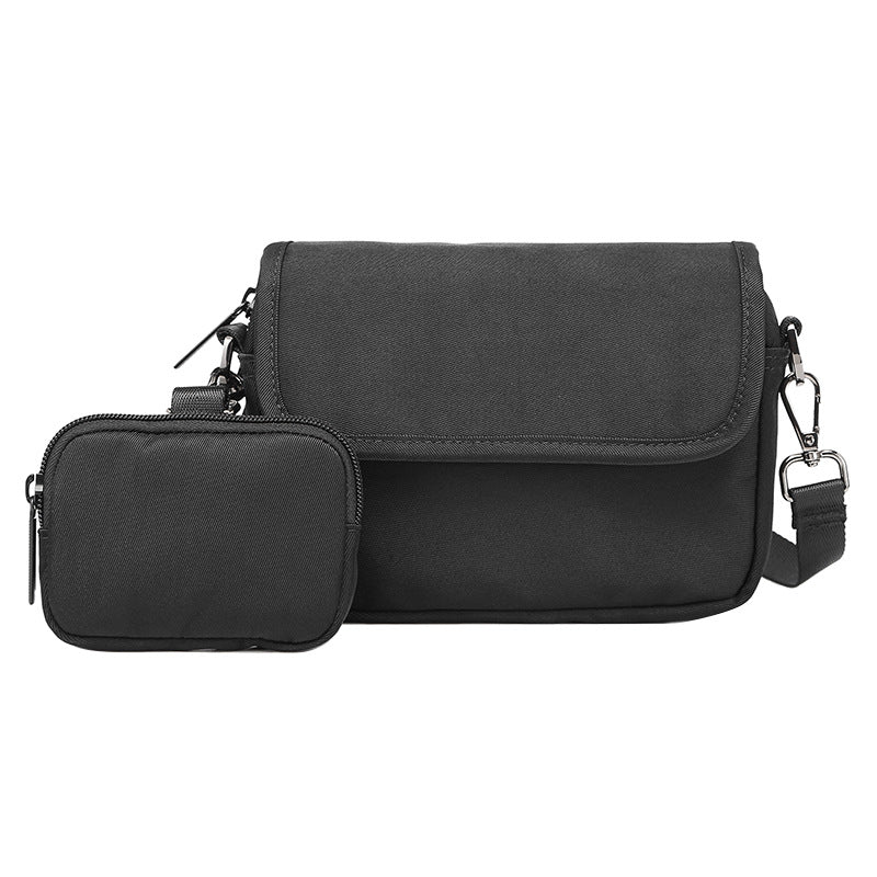 Dual-Compartment Utility Messenger Bag Brehn