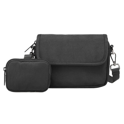Dual-Compartment Utility Messenger Bag Brehn