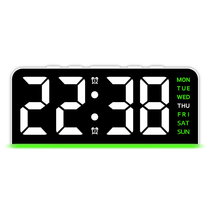 Digitaler Wecker mit Großem Led-Display und Multifunktionaler Anzeige Brehn