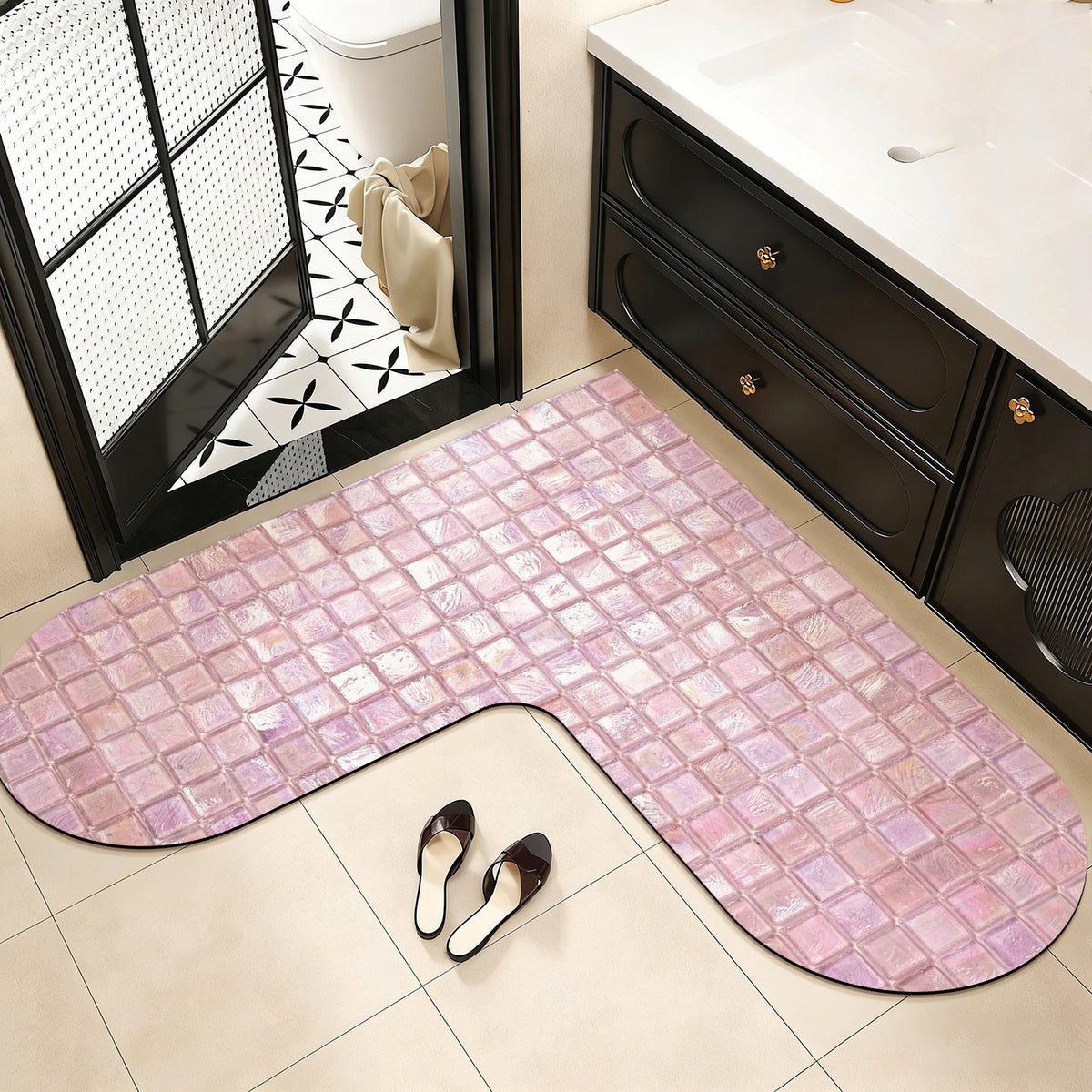 Memory Foam U-förmige Badmatte