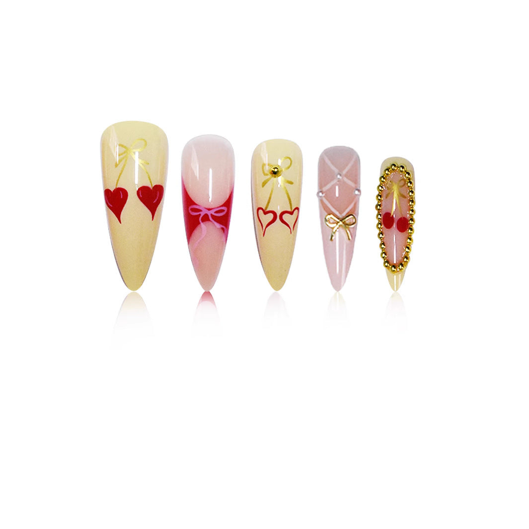 Dekorative Glam Nagelkunst Extensions Brehn