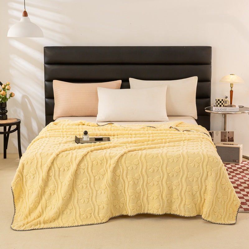 Damen Kuschelige und weiche Decke mit floralem Muster Brehn