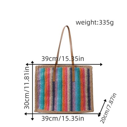 Bunte Tragetasche Aus Nachhaltigem Material Brehn