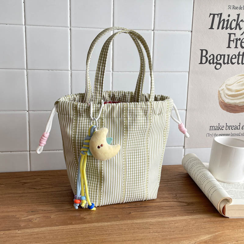 WoDrawstring Utility Tote Bag Brehn