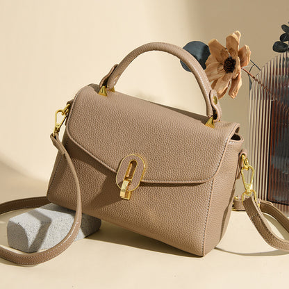 Elegante Strukturierte Top-Handle Handtasche Brehn