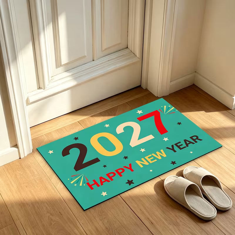 Neujahrsfeier Willkommenmatte Brehn