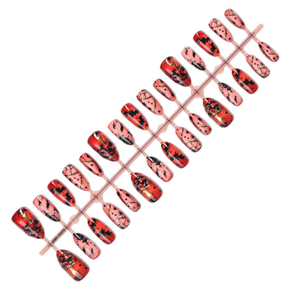 Kreatives Kunstnagelset mit gruseligen Halloween-Motiven Brehn