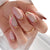 Elegantes Press-On-Nail-Set mit floralem Design Brehn