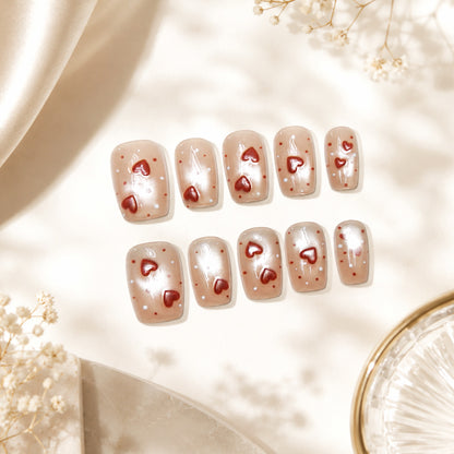 Herzdesign Press-On Nagelkunst