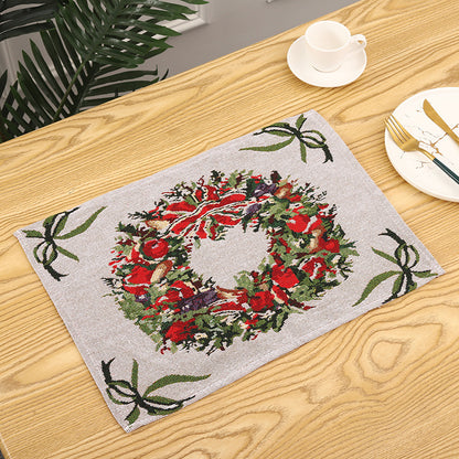 Festliche Tischdecke mit Weihnachtsmotiven Brehn