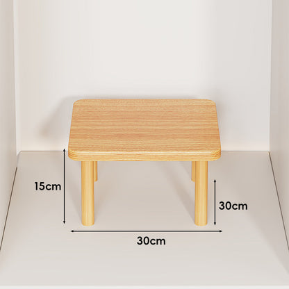 Verstellbarer Mehrhöhe Holz Monitorständer und Desktop Regal