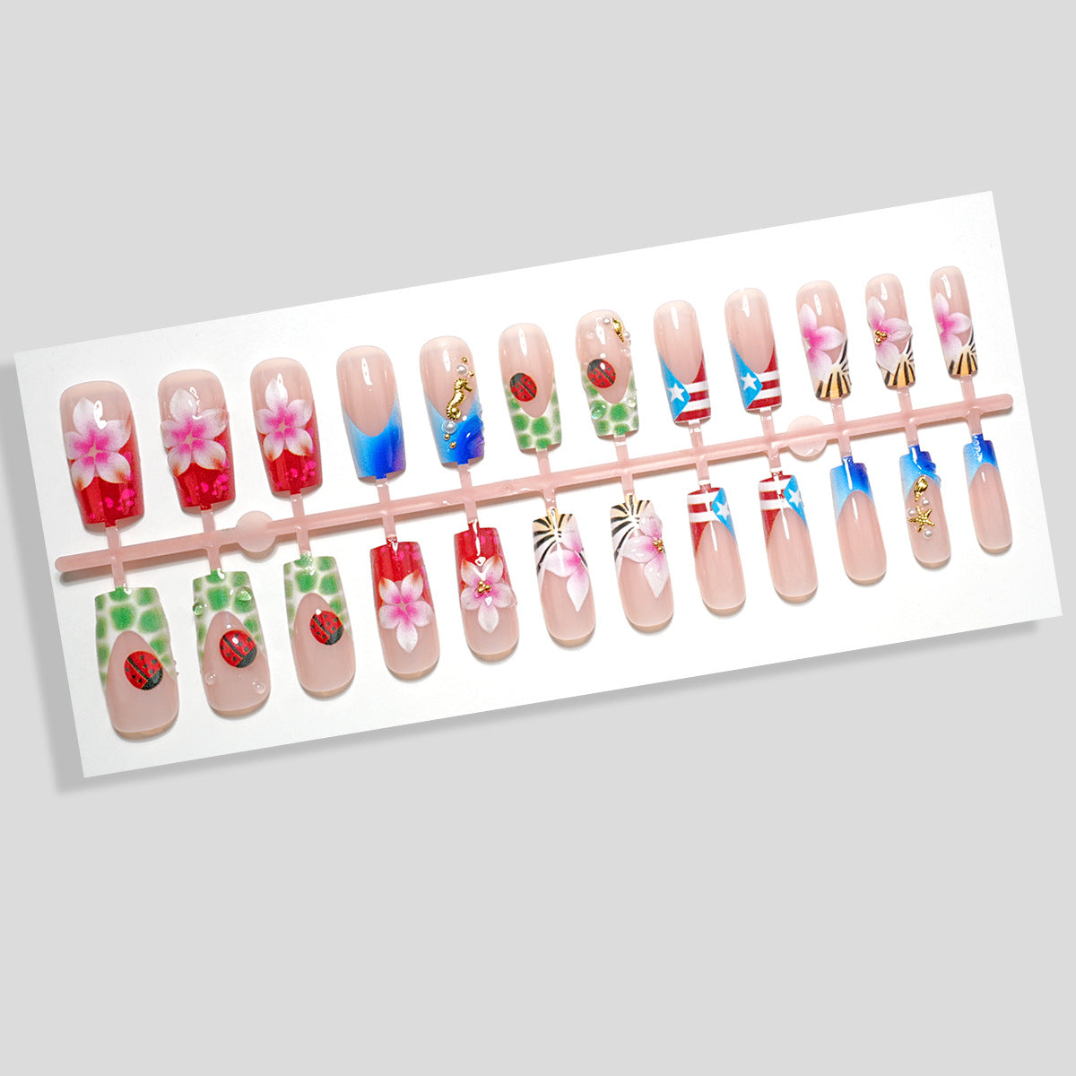 Dekoratives Nagelkunst-Set