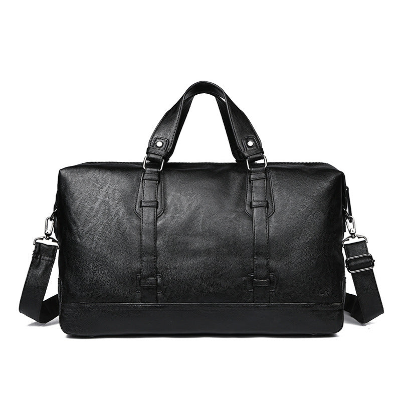 Premium Leder Wochenend-Duffel Bag Brehn