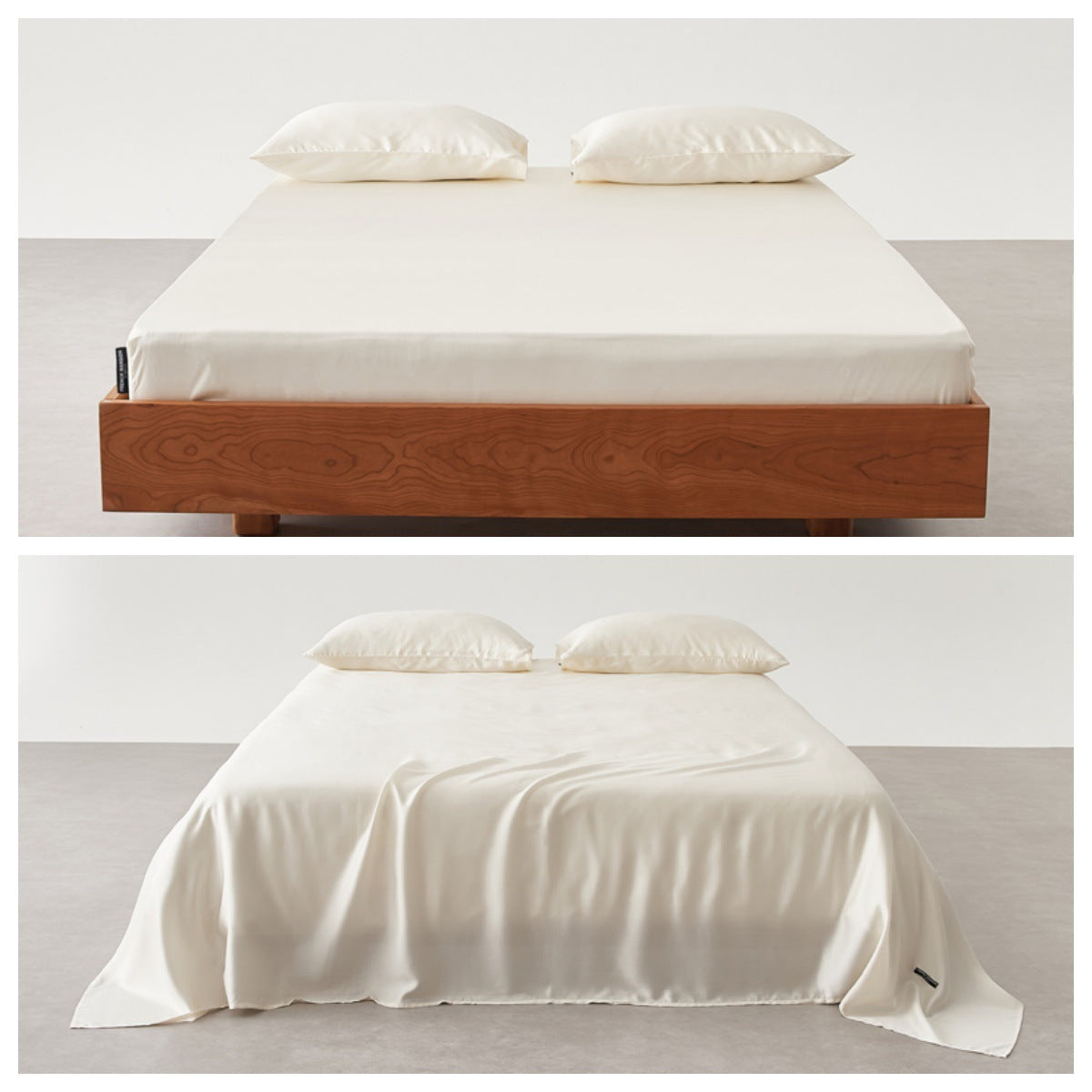 Premium Satin Bettlaken Set