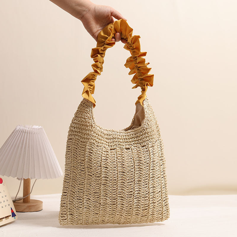 Damen Modische und handgefertigte Taschen mit rüschenförmigem Griff Brehn
