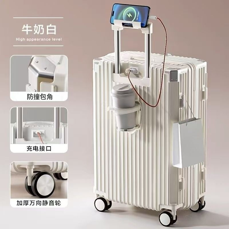 Hartschalen Trolley Mit Integriertem Usb-Anschluss Und Innovativem Stauraum Brehn