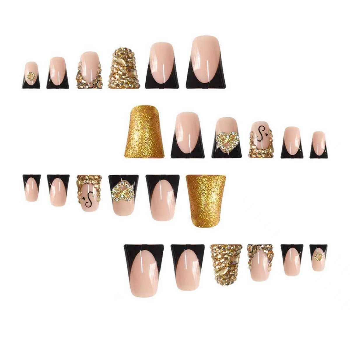 Luxus Strass Nagelverstärkungen Brehn
