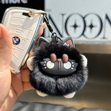 Flauschiger Schlüsselanhänger Charm Brehn