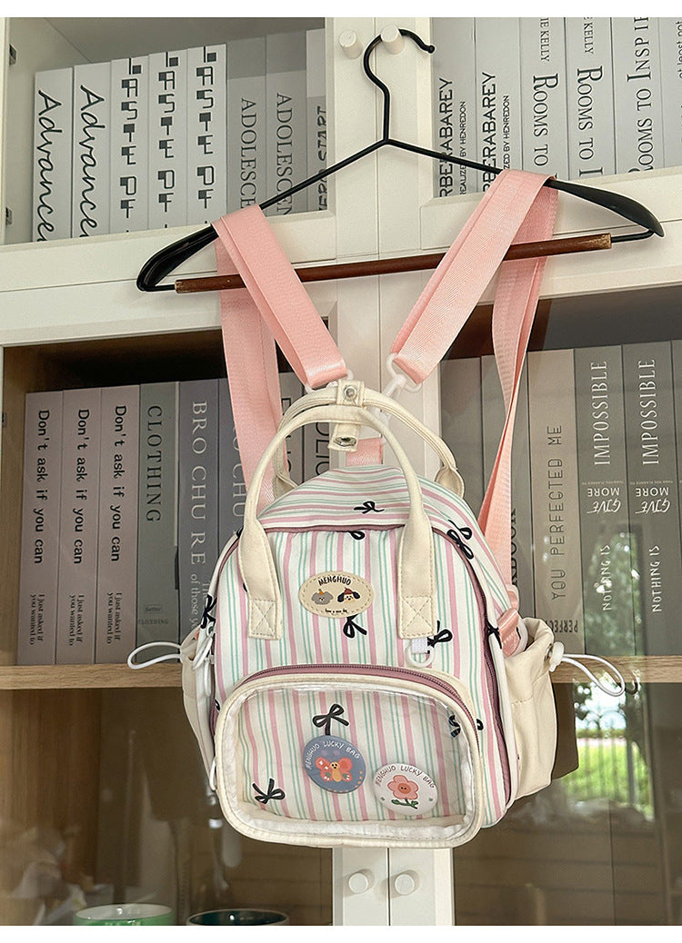 Süßer Karierter Mini-Schulrucksack