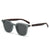 Retro-inspirierte rechteckige Sonnenbrille