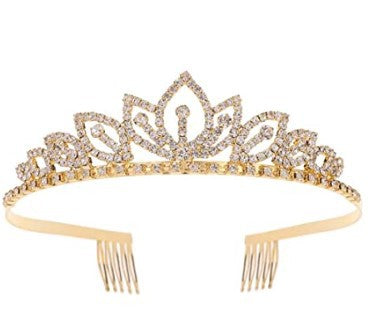 Damen Haarreif mit funkelnden Kristallen Brehn