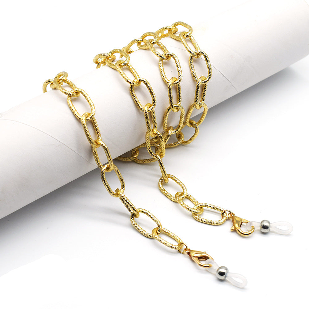 Stylische Metallkette Brillenhalter Brehn