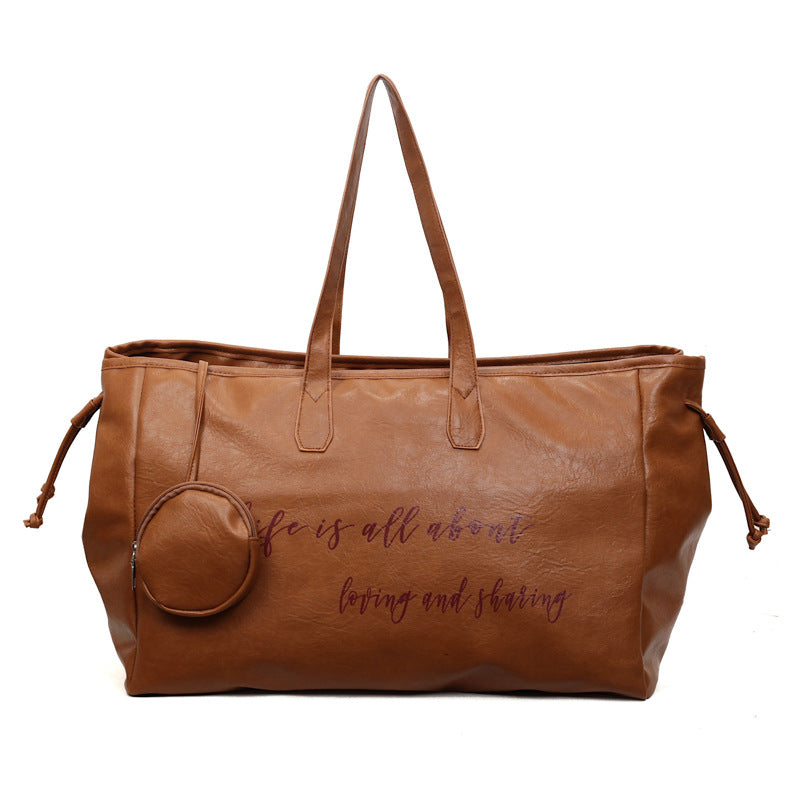 Stylische Leder Tote