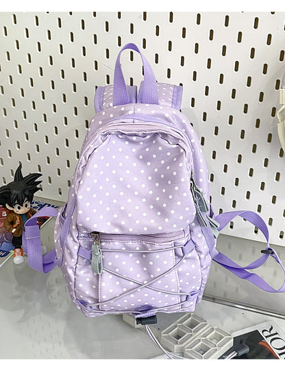 Leichter Mini-Schulrucksack mit Punkten
