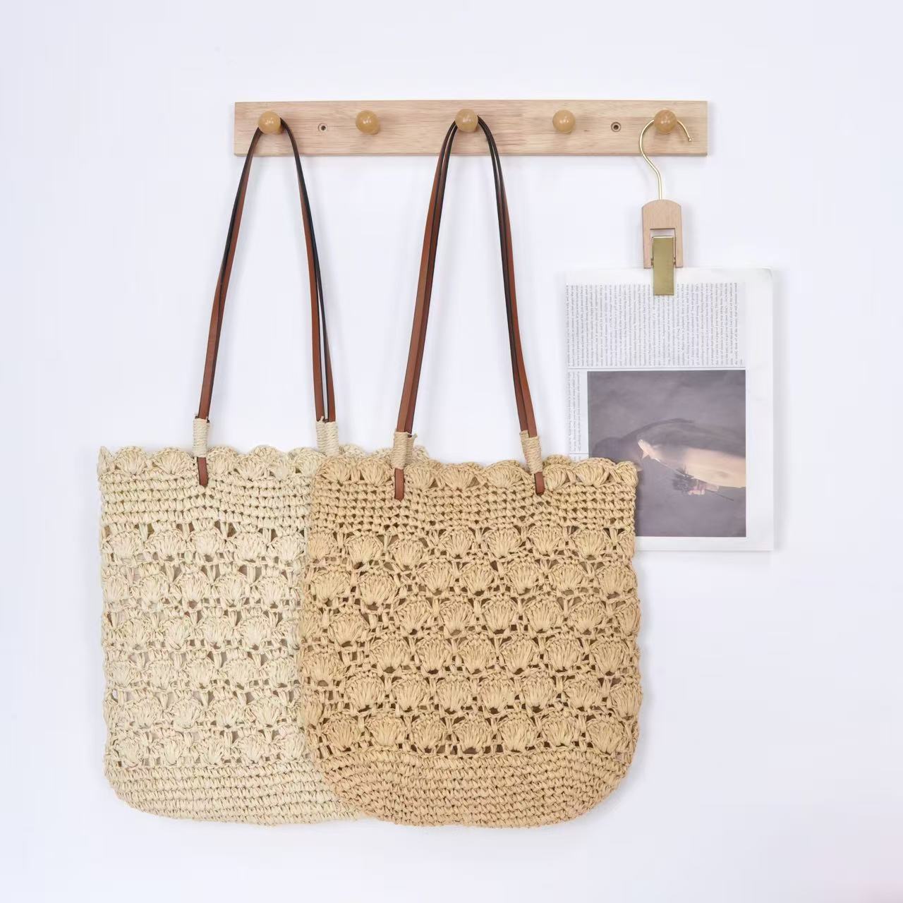 Handgehäkelte Strandtasche Brehn